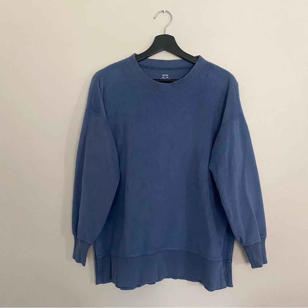 Aerie Long-Sleeve Blue Sweatshirt